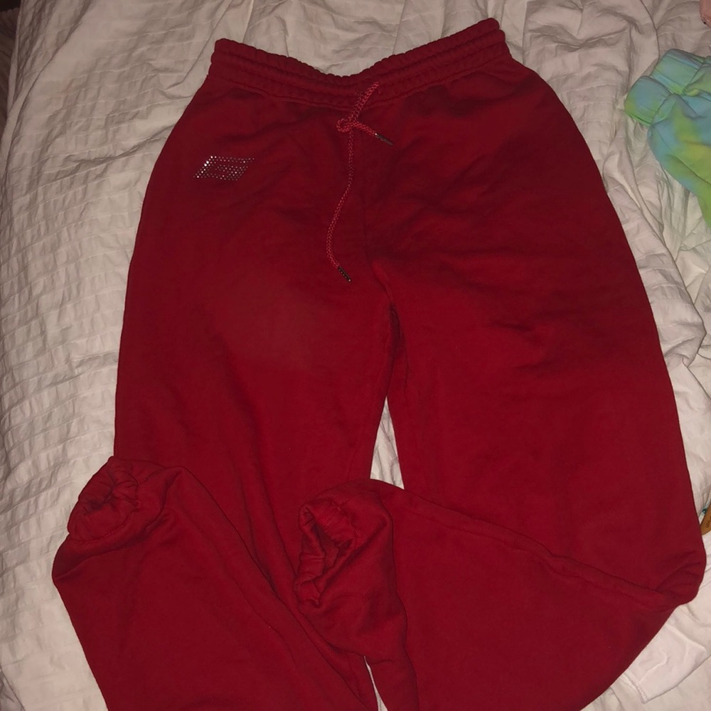 i am gia red kasen pants